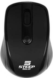 Steep Solid ST-WM01 Optik Kablosuz Wireless Mouse (Siyah)